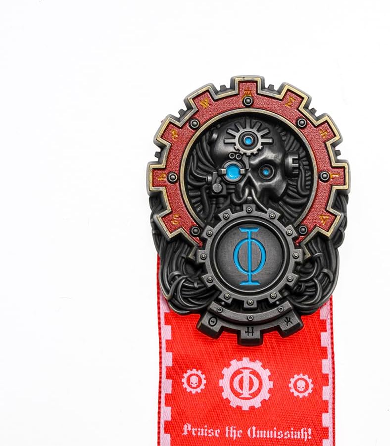Starforged Seal of Omnissiah Machine God Deus Mechanicus Men's Brooch Badge Backpack Clothing Accessories - Image 3